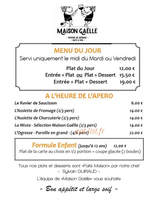 Maison Gaëlle — carte page 1