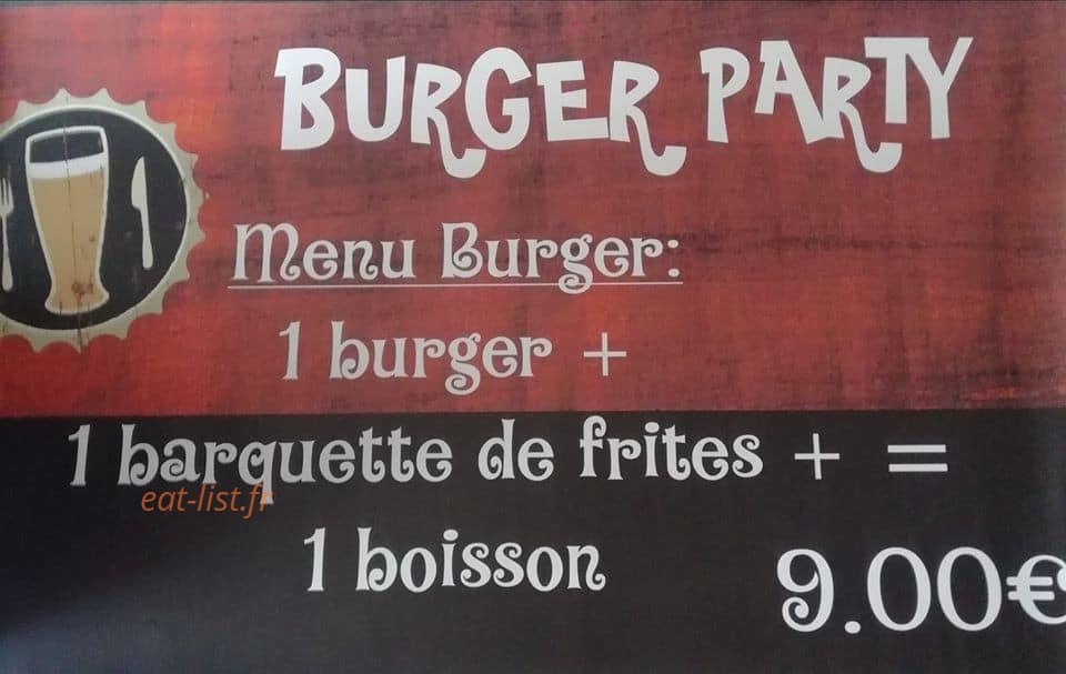 Carte et menu de Délices du Fournil à Saint Symphorien sur Coise — Menu burger