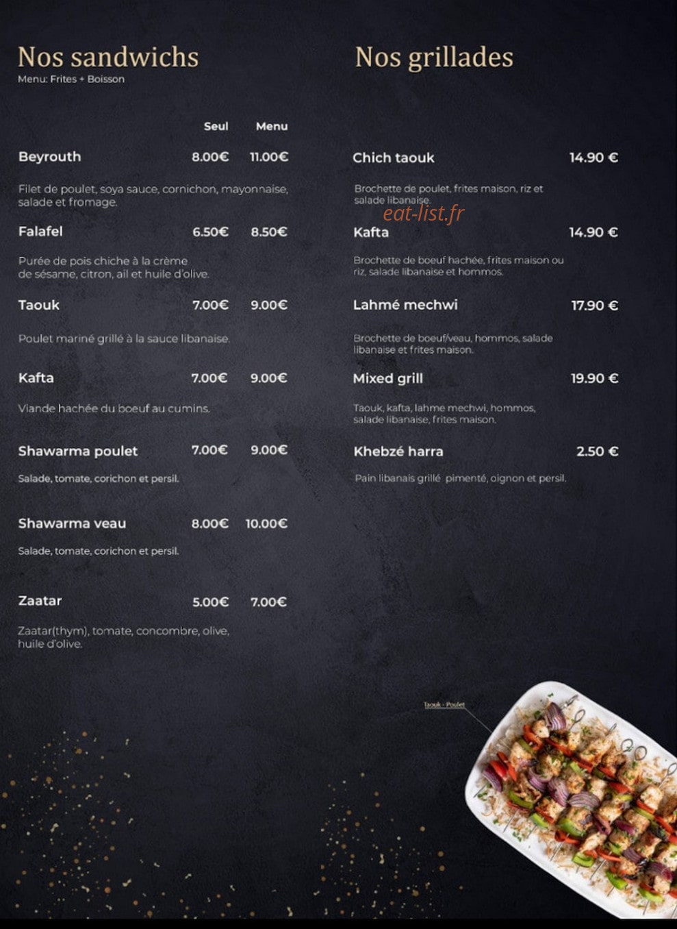 Abajour Beyrouth — carte page 2