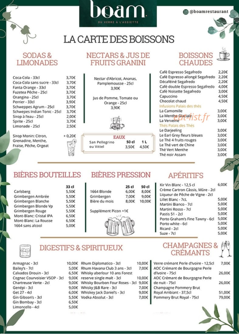 Boam — carte page 2