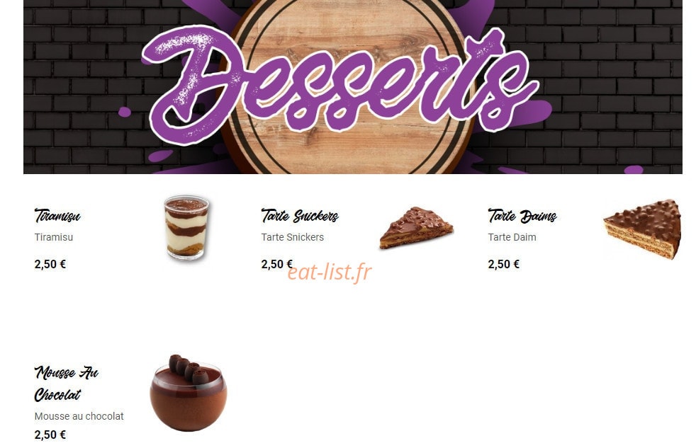 Burg’n tacos — carte page 9