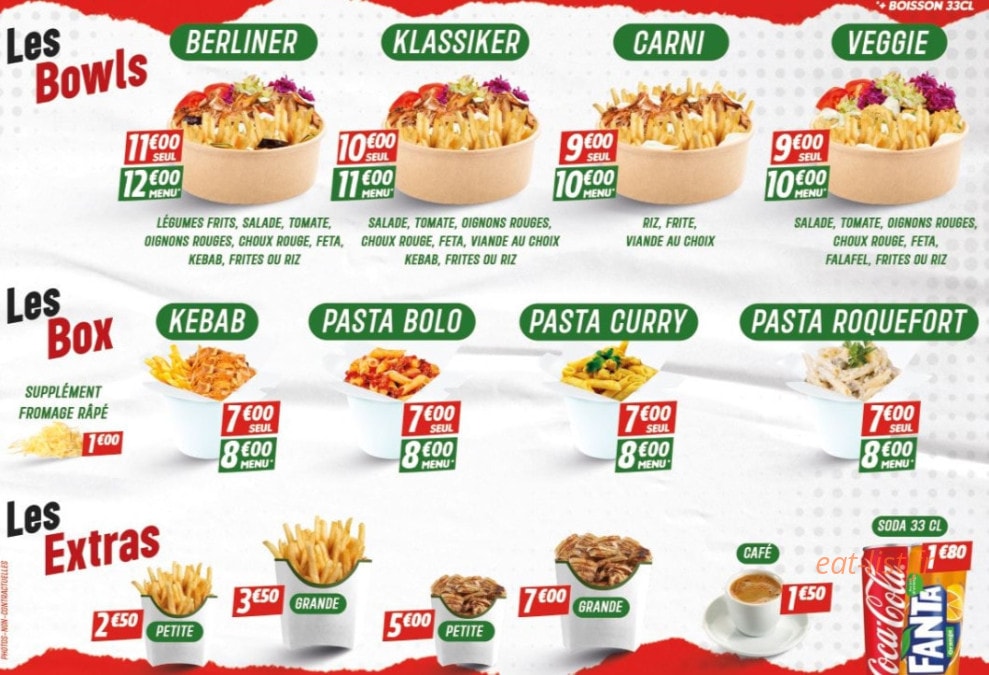Haus Berliner Kebab — carte page 4