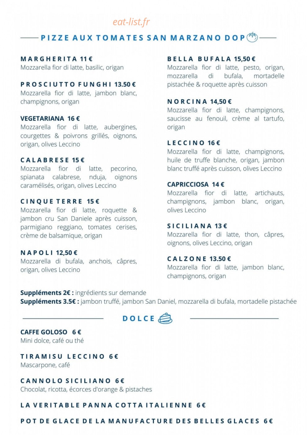 Leccino — carte page 2