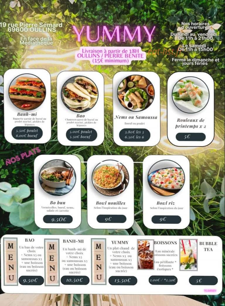 Yummy — carte page 1