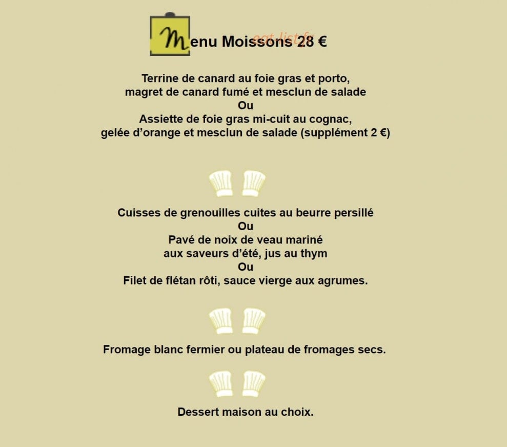 les Moissons — carte page 2