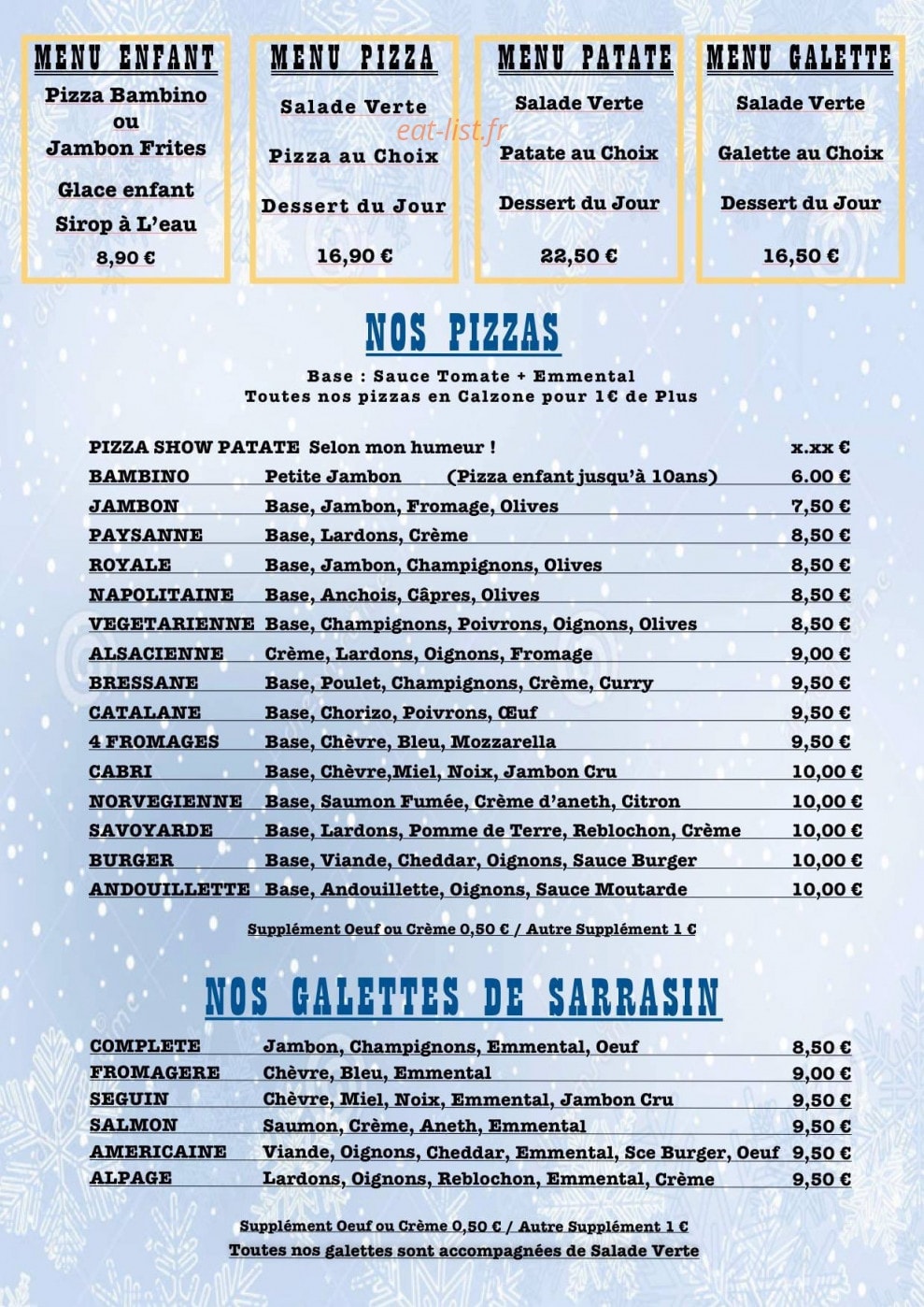 Show-Patate — carte page 2