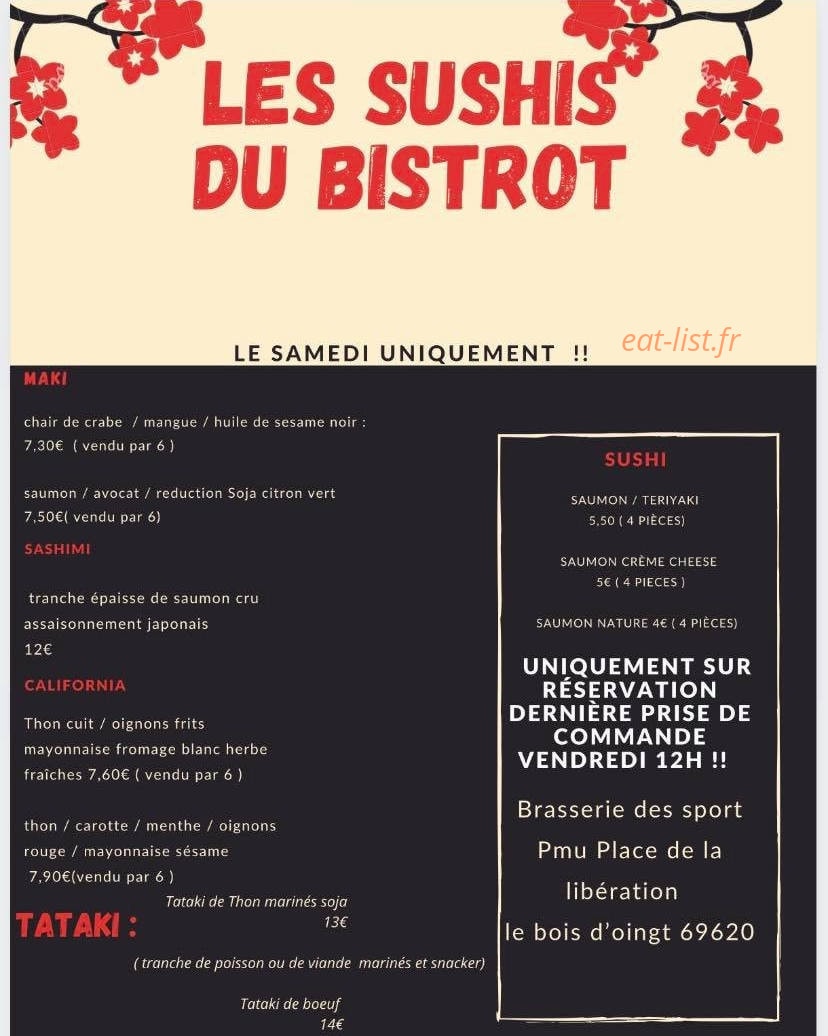 Brasserie Des Sports — carte page 3