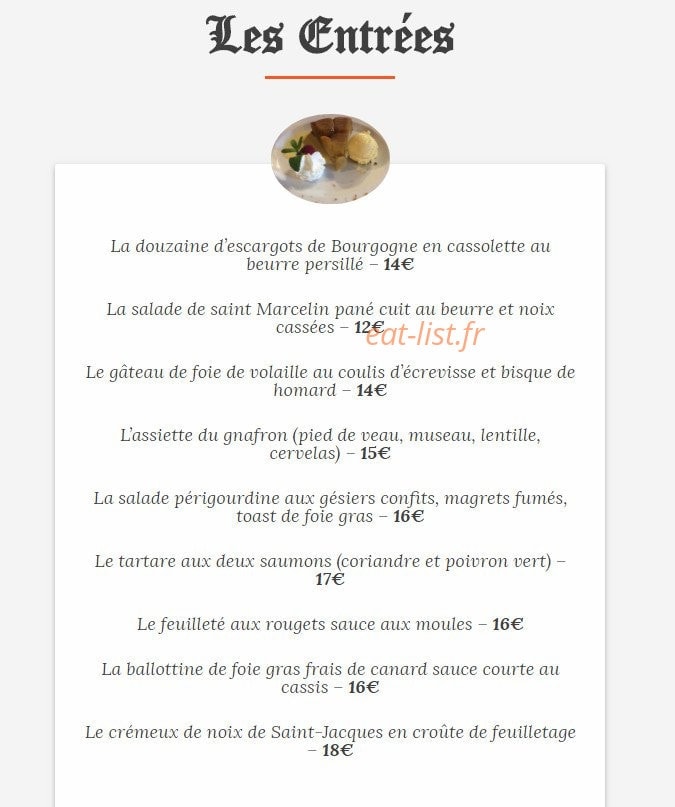 Auberge des aqueducs — carte page 7