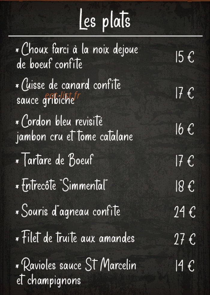 Le p’tit Dôme — carte page 1