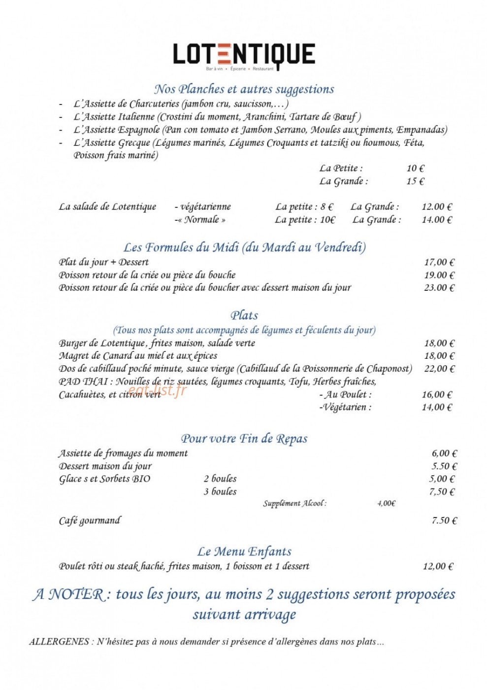 Lotentique — carte page 1