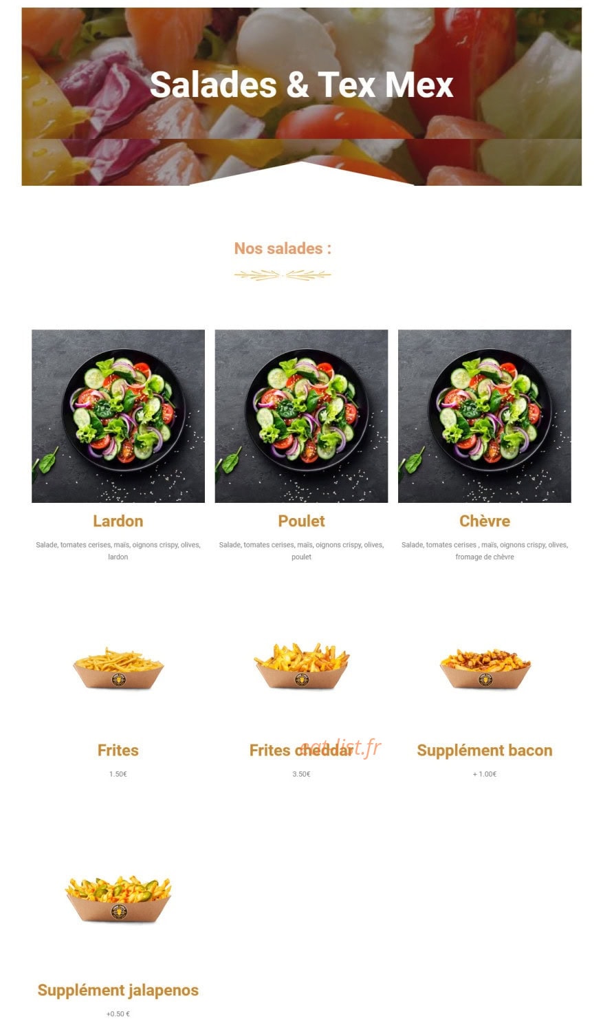 Street Factory — carte page 9