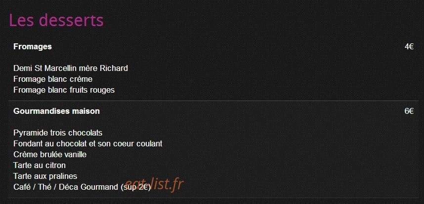 Bellagio — carte page 11