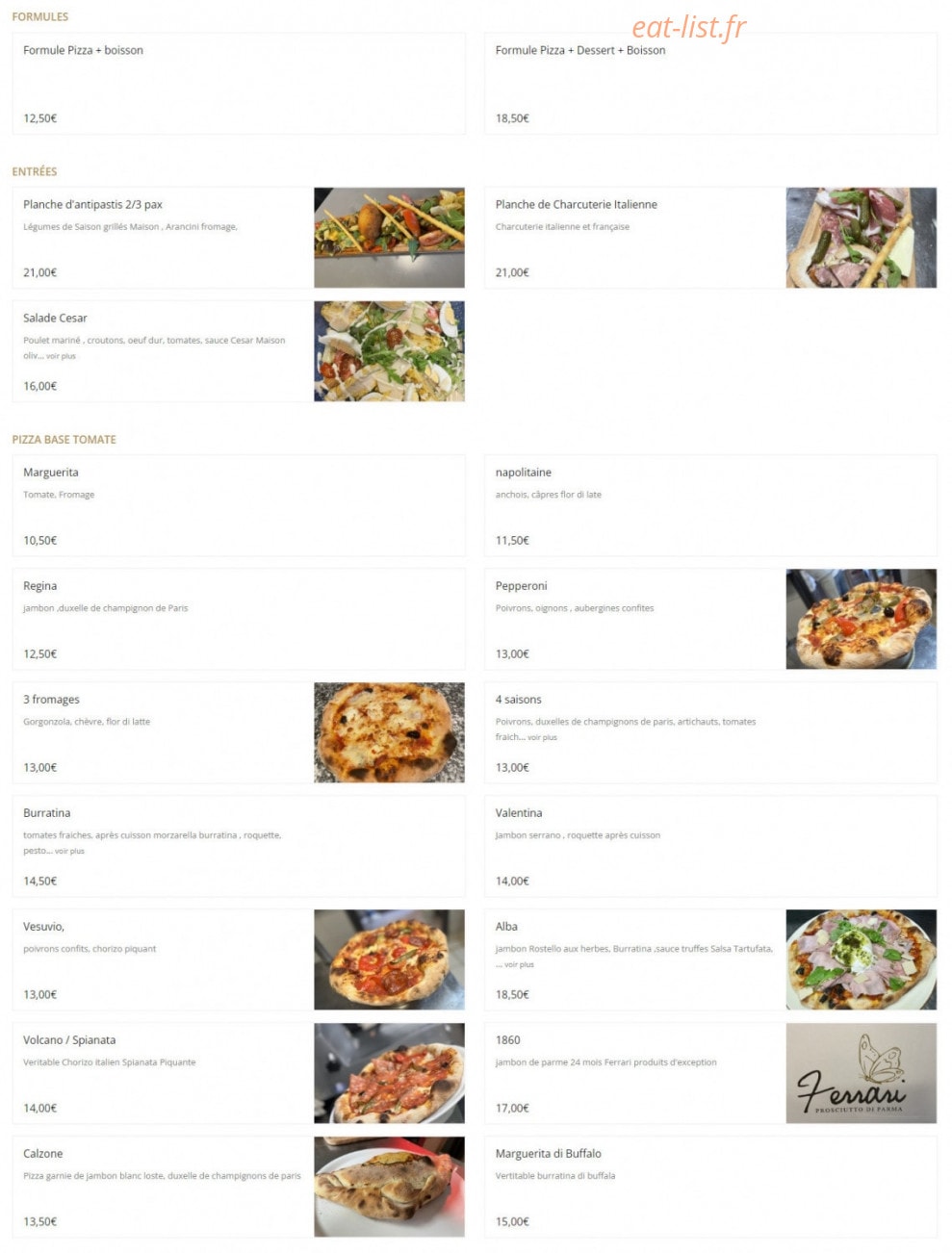 Pepperoni — carte page 1