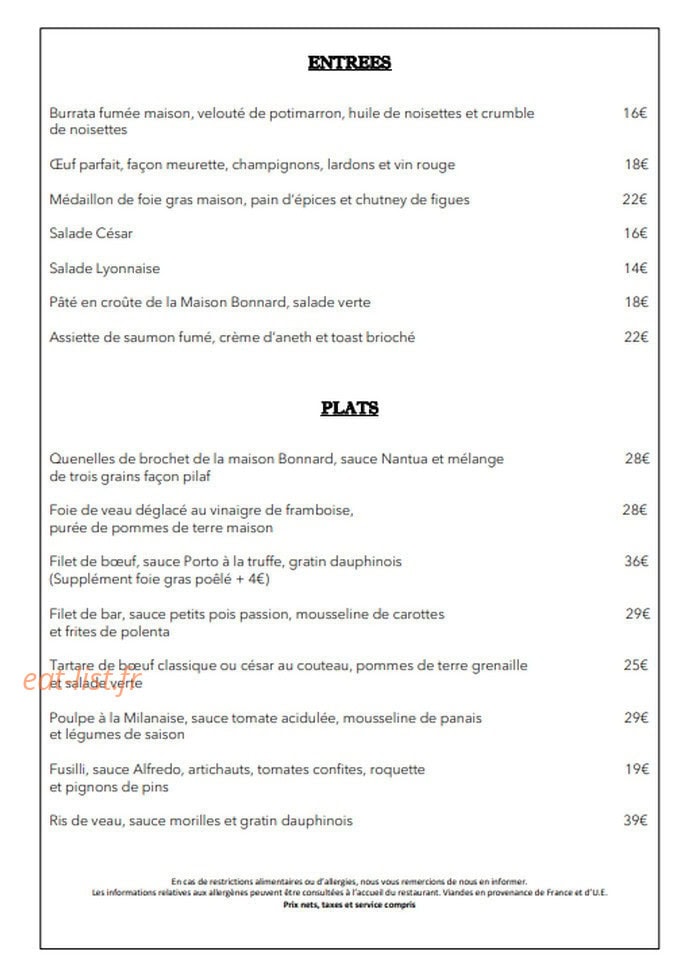 The Riviera — carte page 2