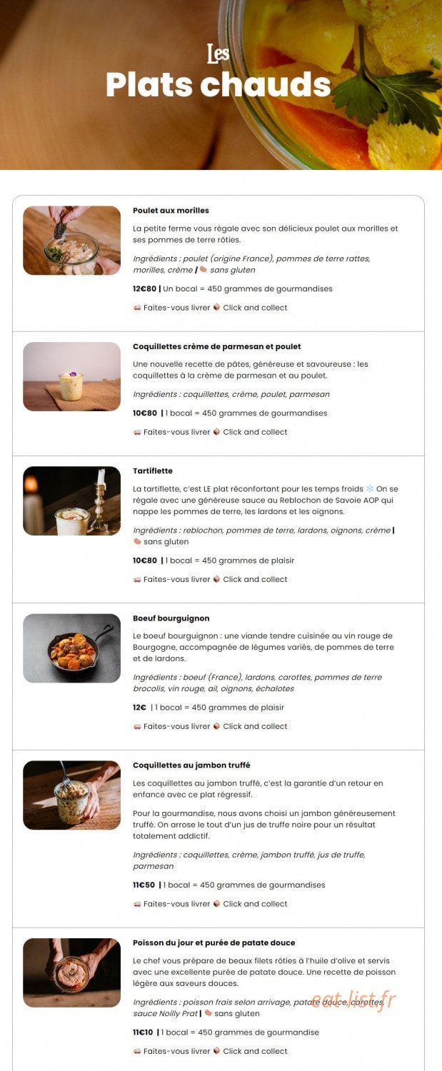 La petite ferme — carte page 2