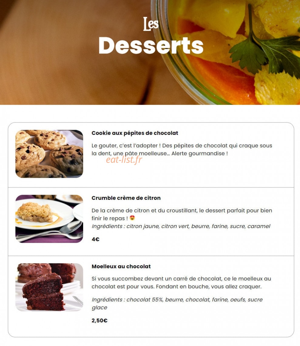 La petite ferme — carte page 5