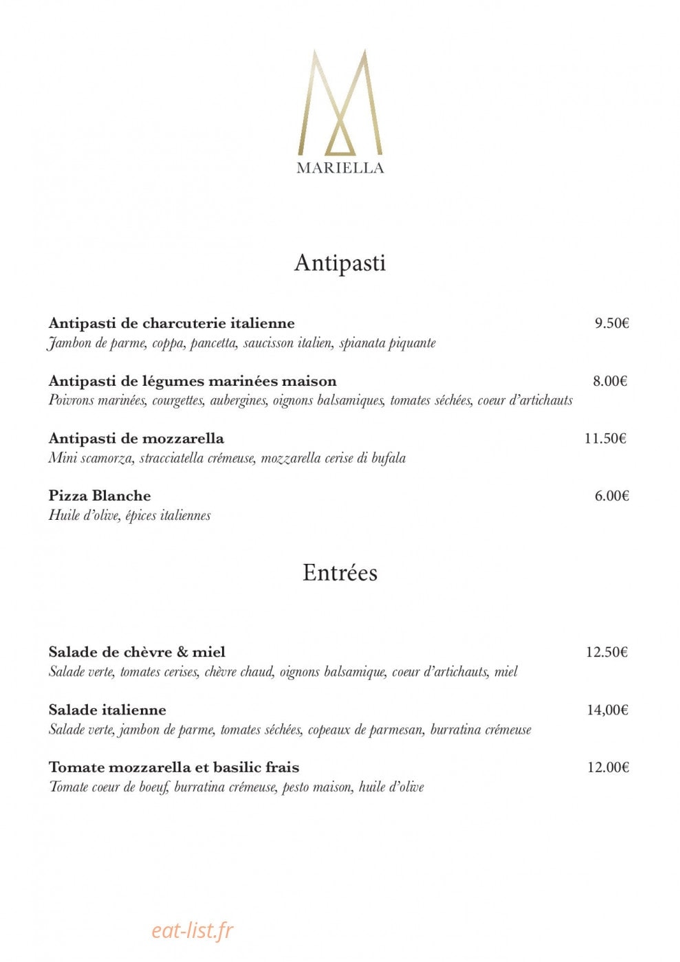 Mariella — carte page 4