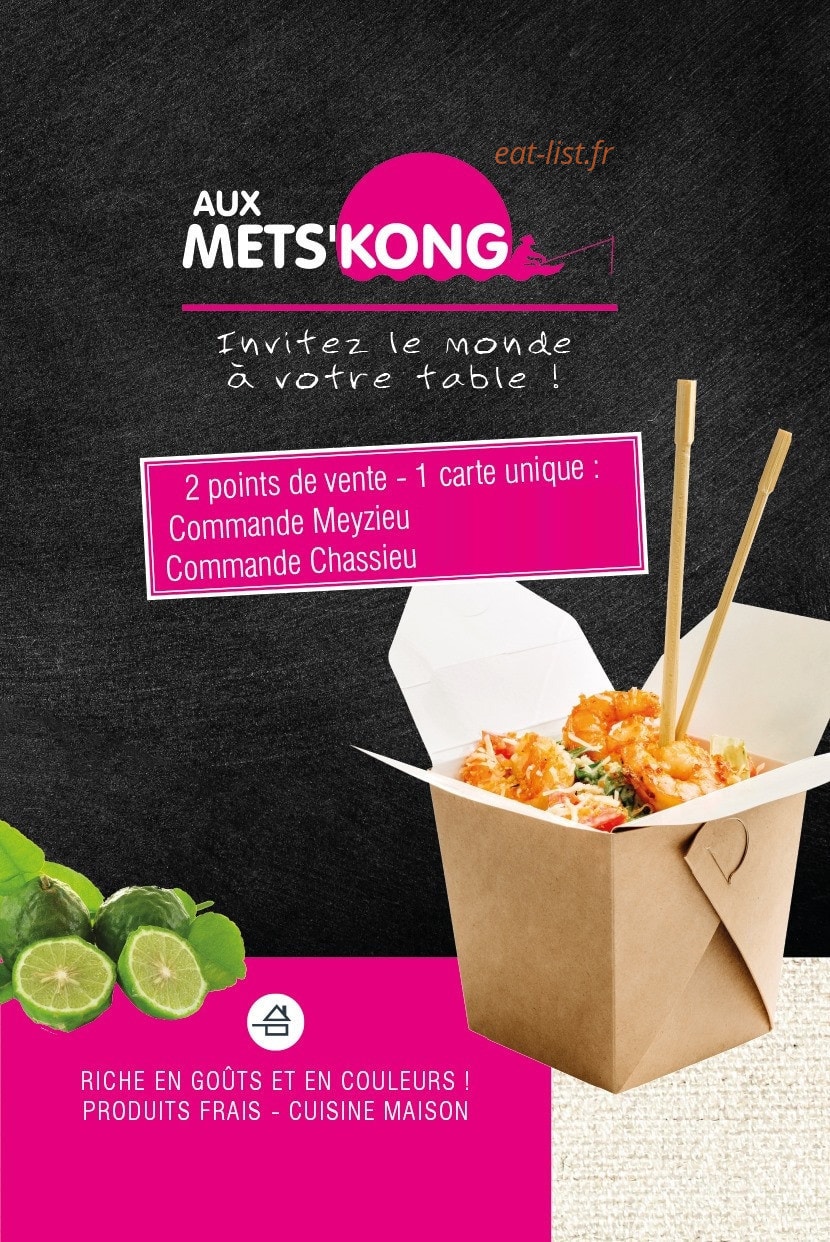 Aux Mets'Kong — carte page 1