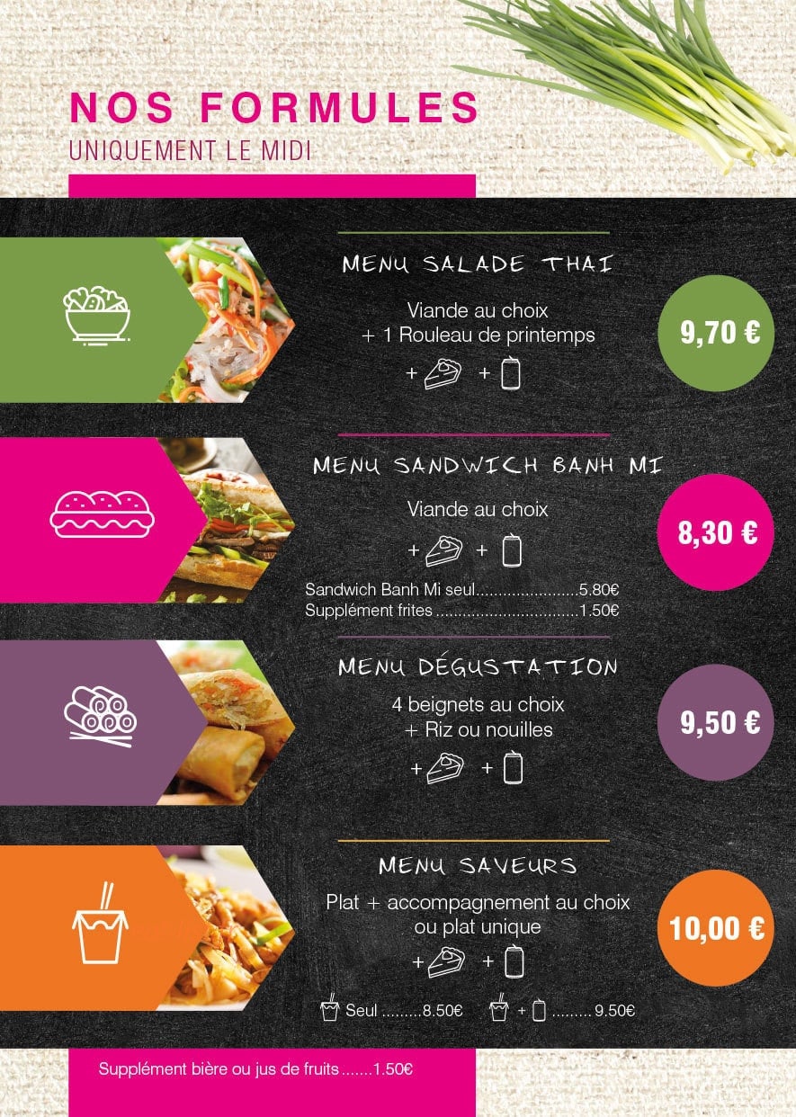 Aux Mets'Kong — carte page 2