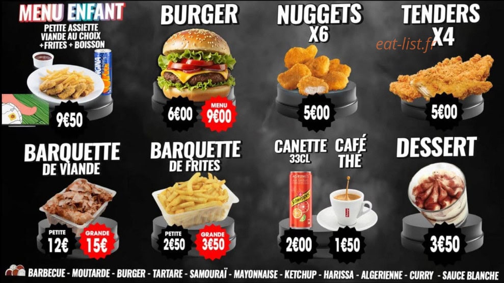 Chassieu Kebab — carte page 3