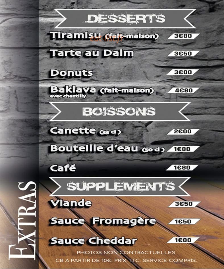 Familial Kebab — carte page 8
