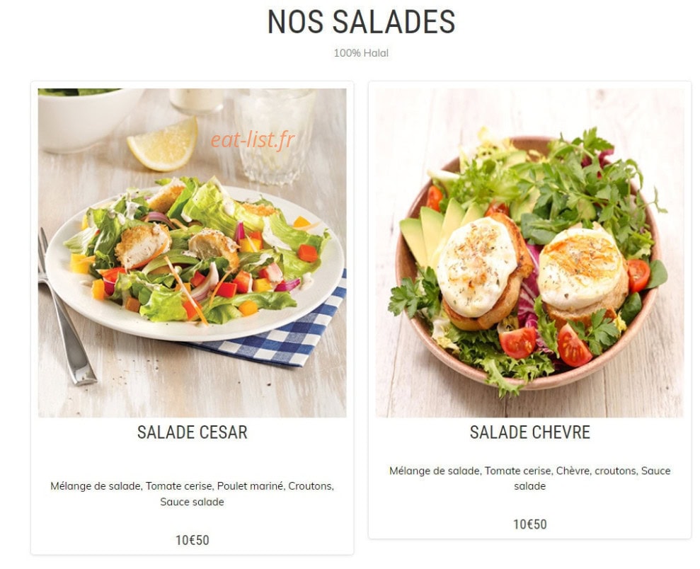 Familial Tacos — carte page 7