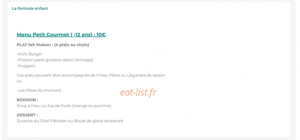 La Brasserie Flow — carte page 5