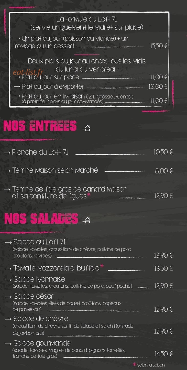 Le Loft — carte page 2