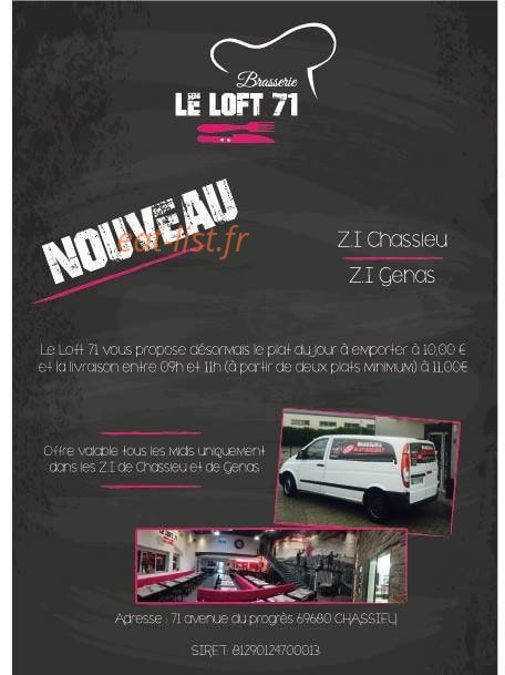 Le Loft — carte page 1