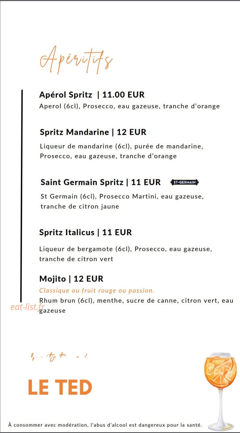 Le Ted — carte page 8