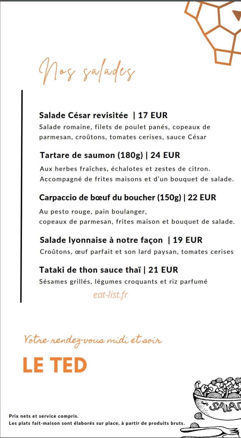 Le Ted — carte page 2