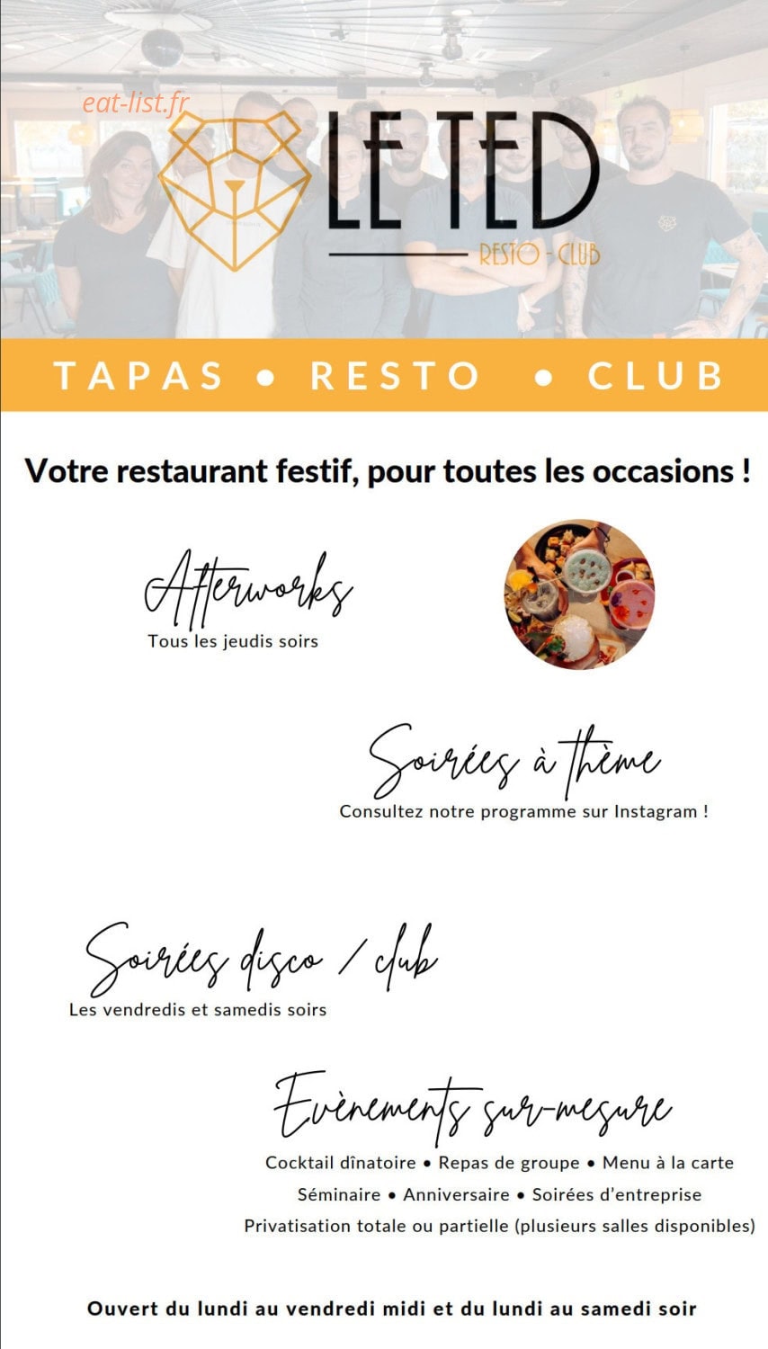 Le Ted — carte page 30