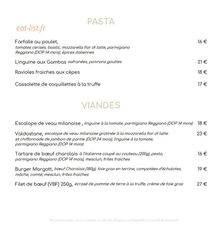 Margott — carte page 2