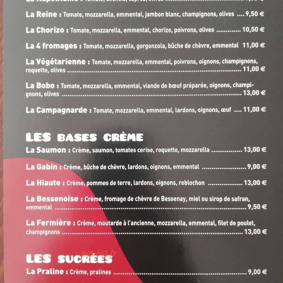 Pizza by Bobo — carte page 2