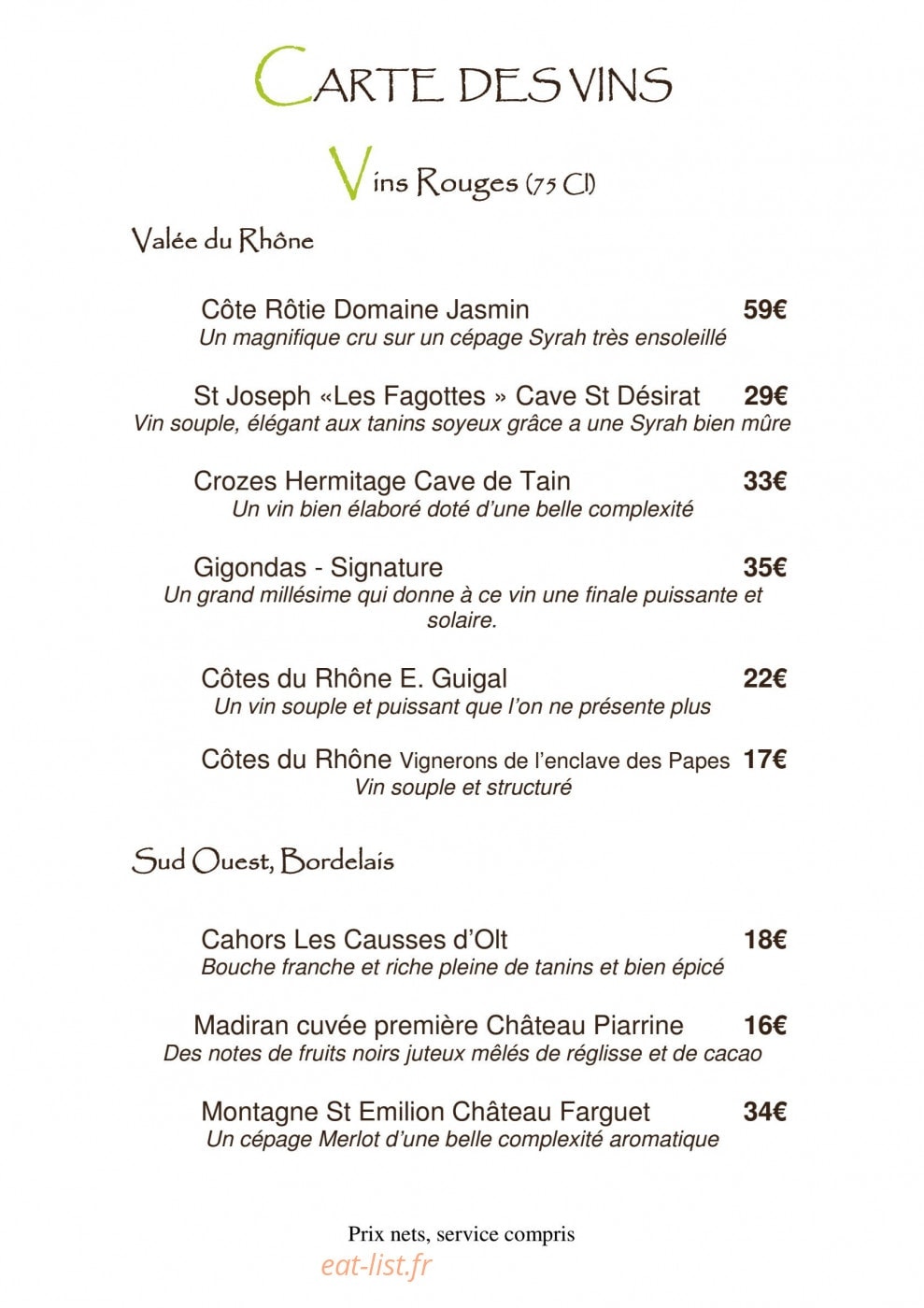 Caribou — carte page 8