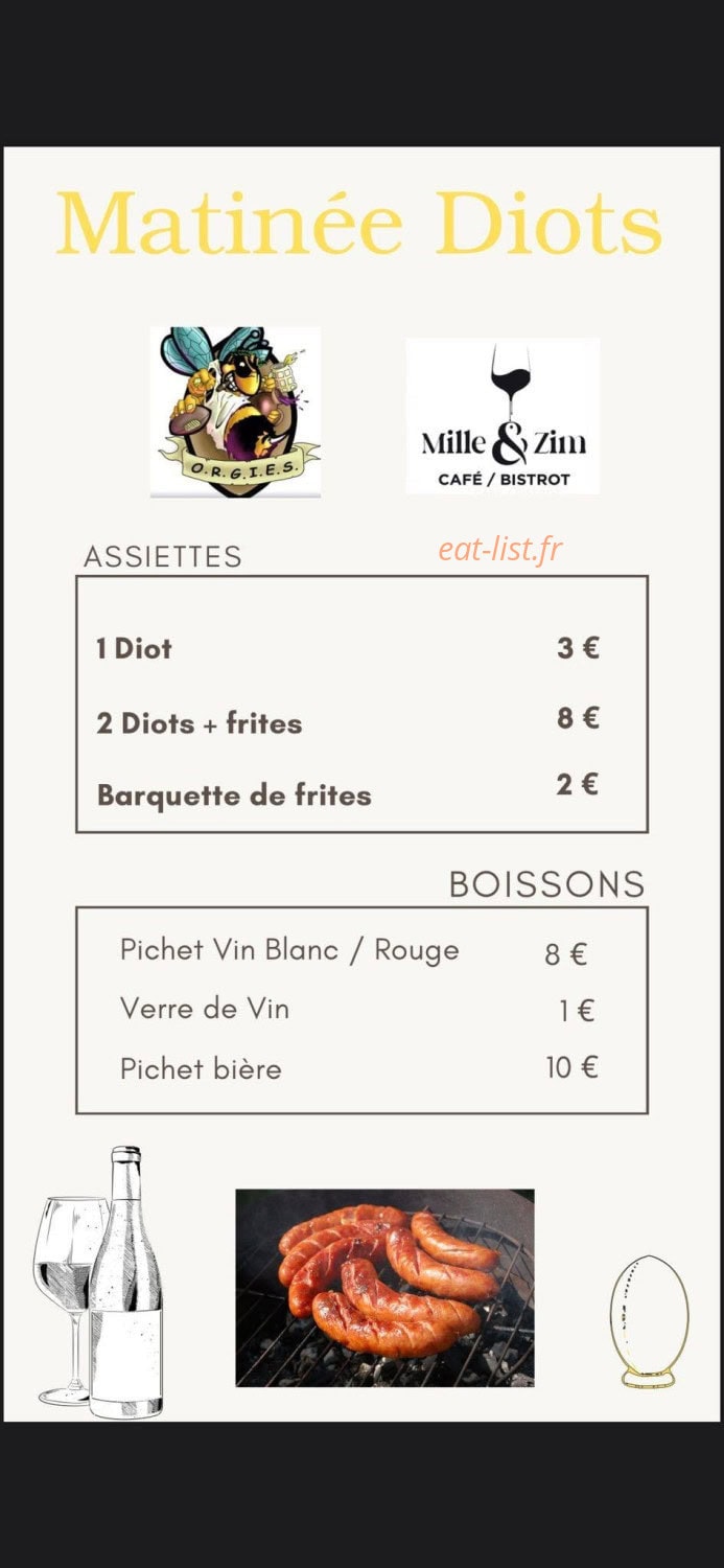 Mille & Zim — carte page 1