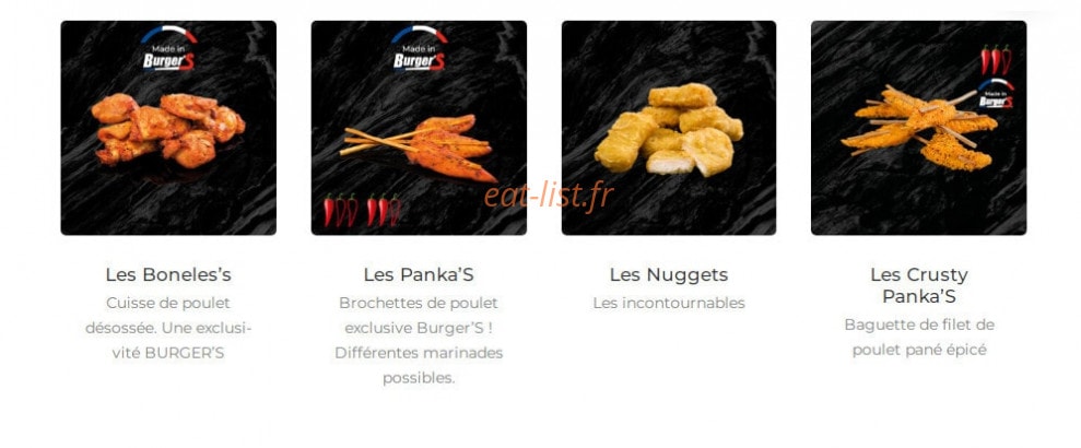 Burger'S — carte page 2