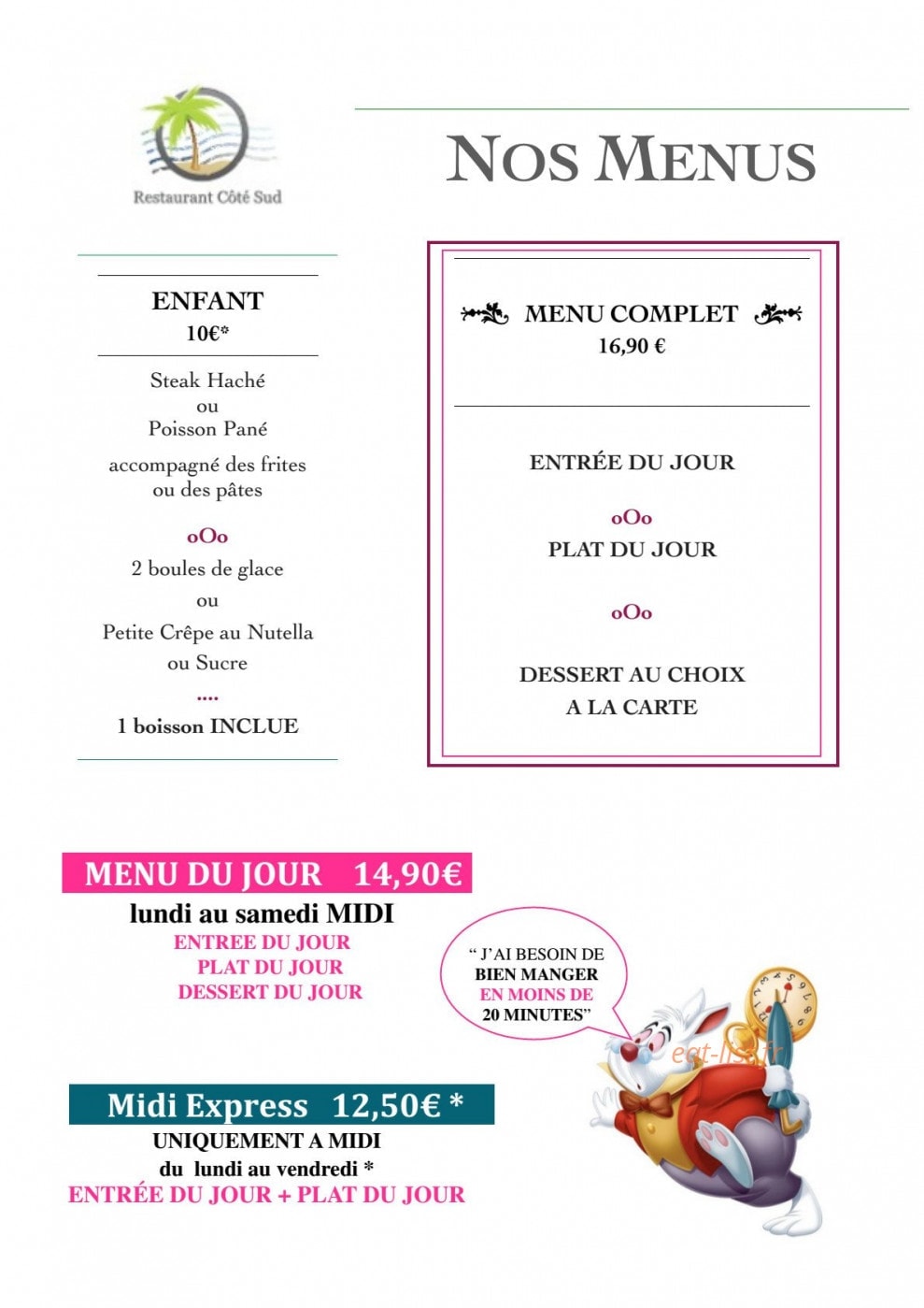 Coté Sud — carte page 1