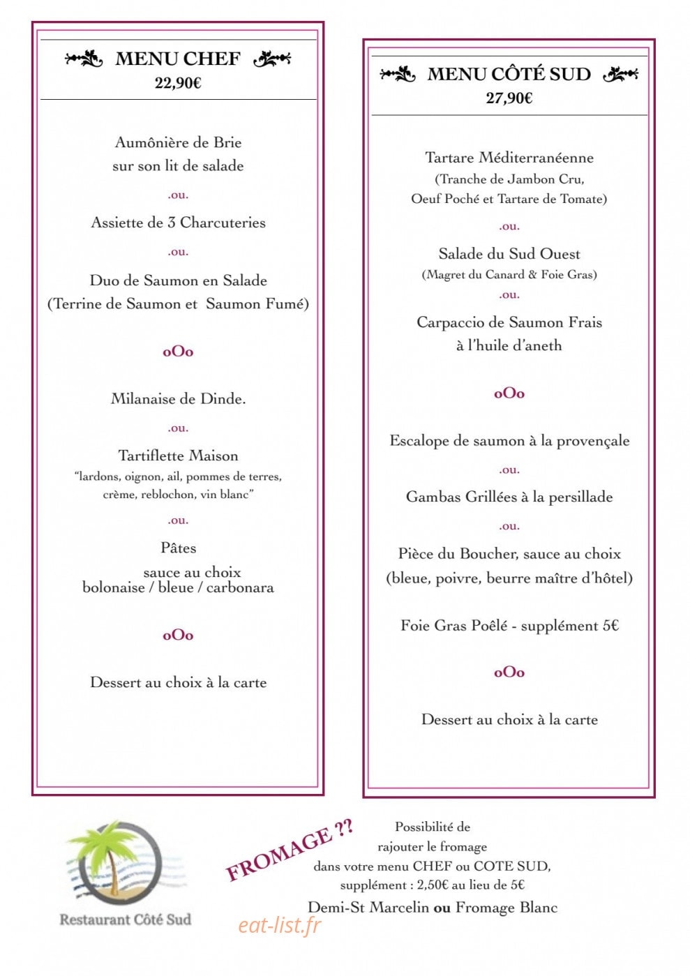 Coté Sud — carte page 2