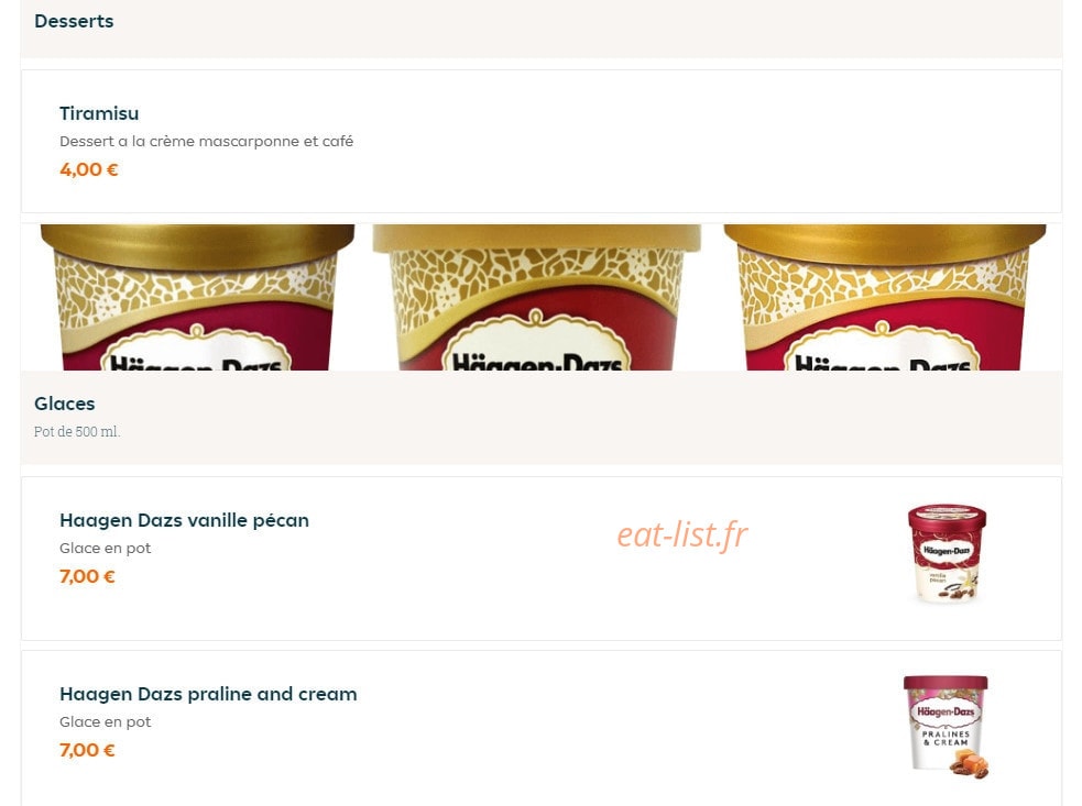 Fast pizza — carte page 4