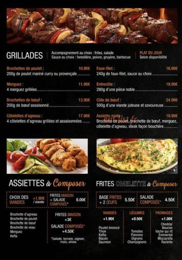 Grill House — carte page 2
