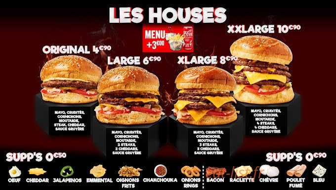 King Giga Burger — carte page 5