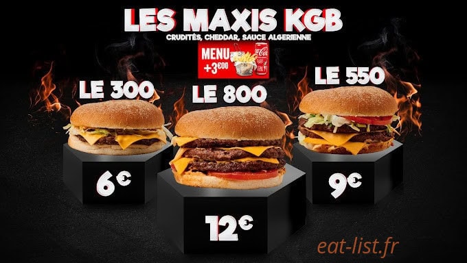 King Giga Burger — carte page 2