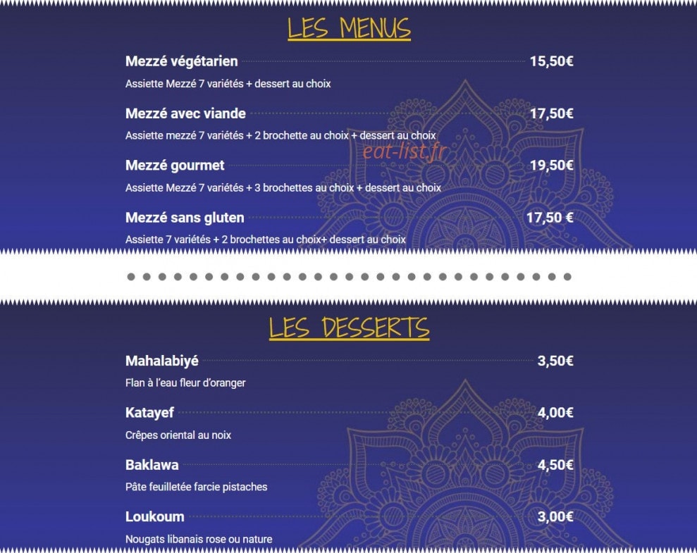 Layaly al sham — carte page 2