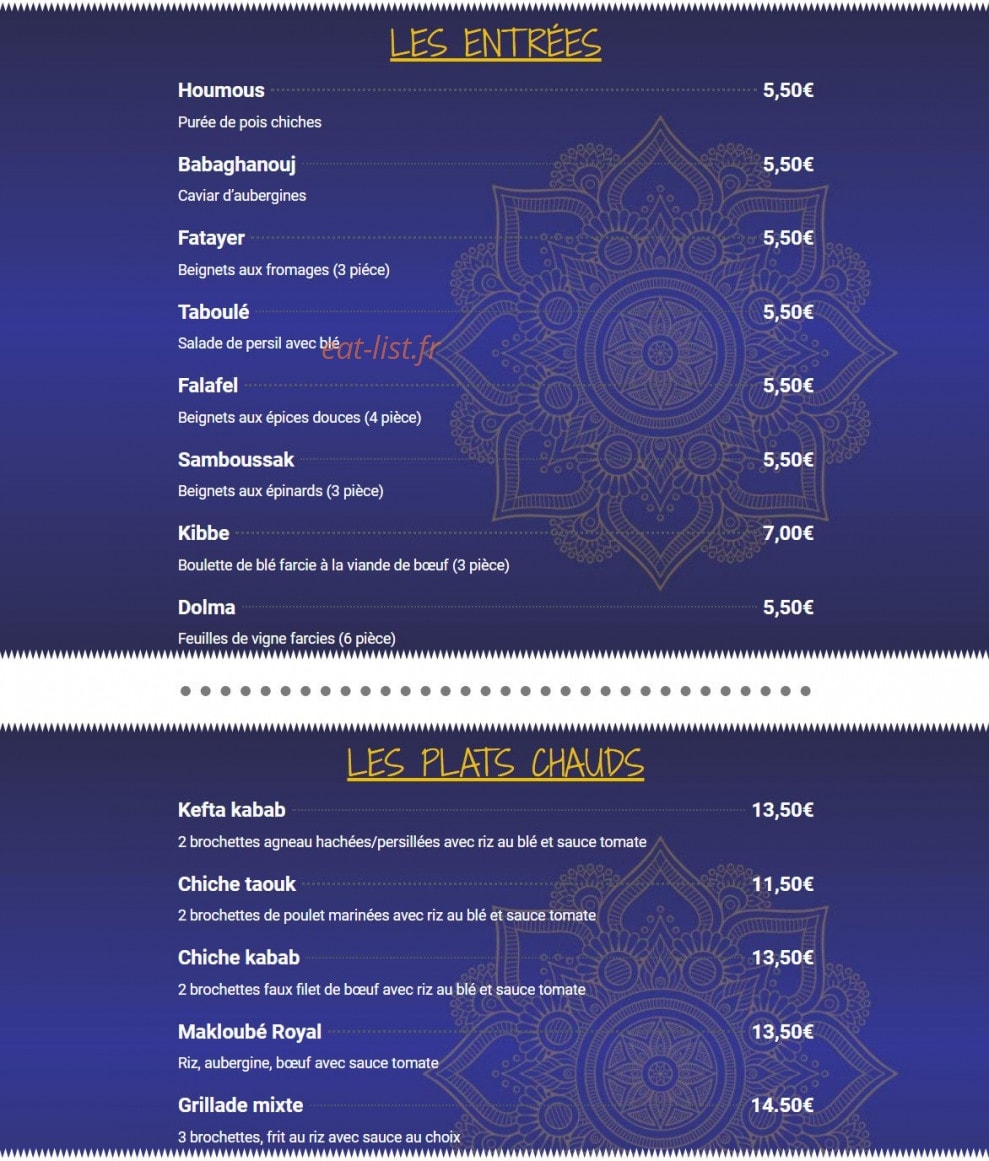 Layaly al sham — carte page 1