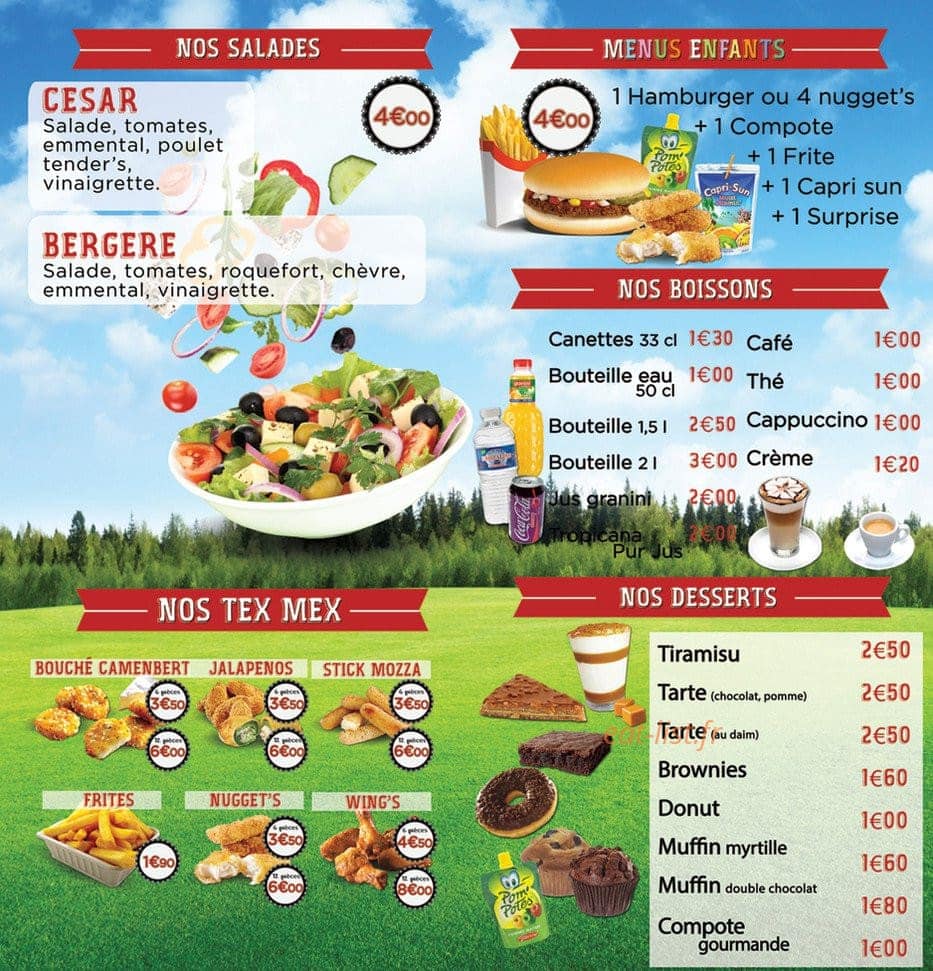 Pamburger — carte page 3