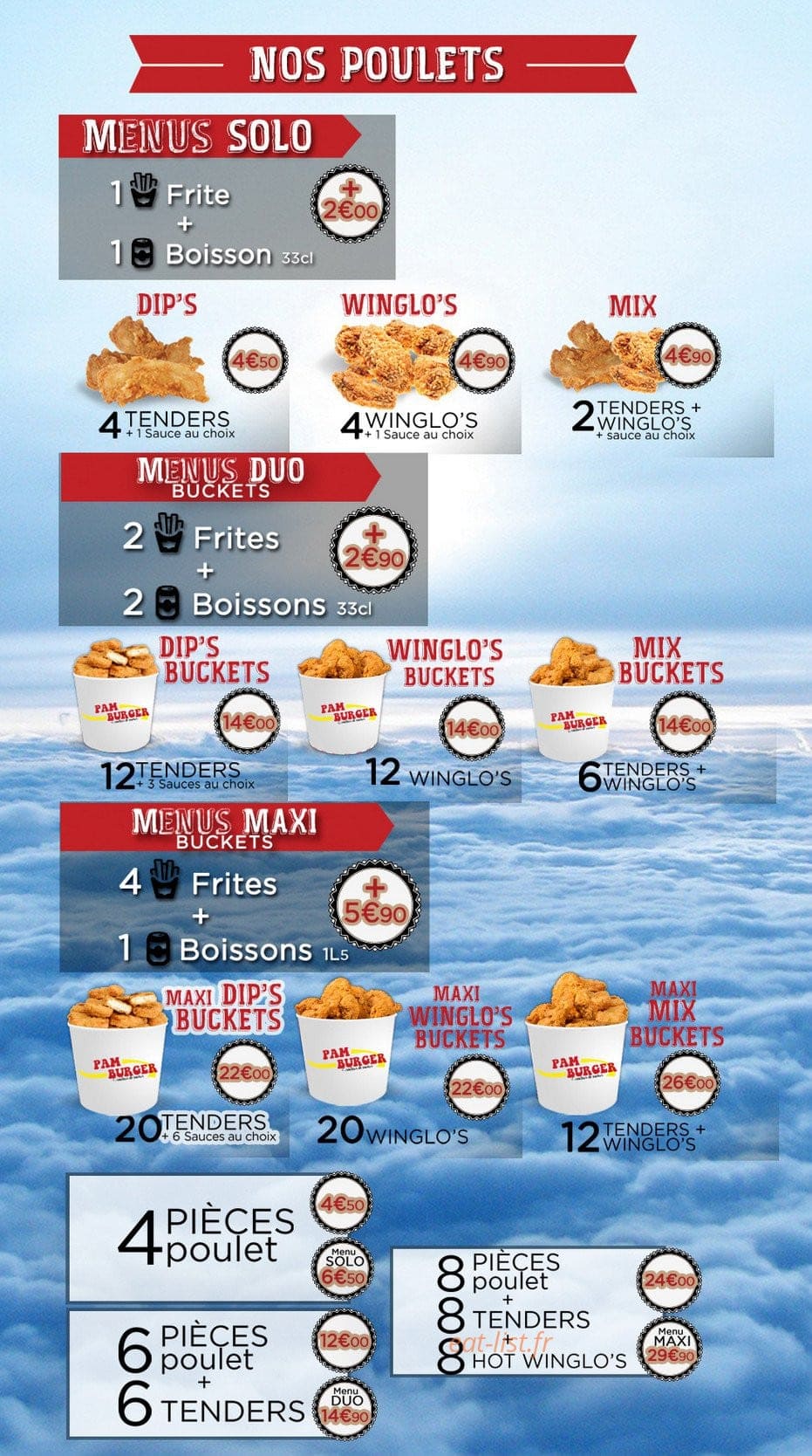Pamburger — carte page 1
