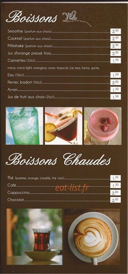 Restaurant L'Eden — carte page 7