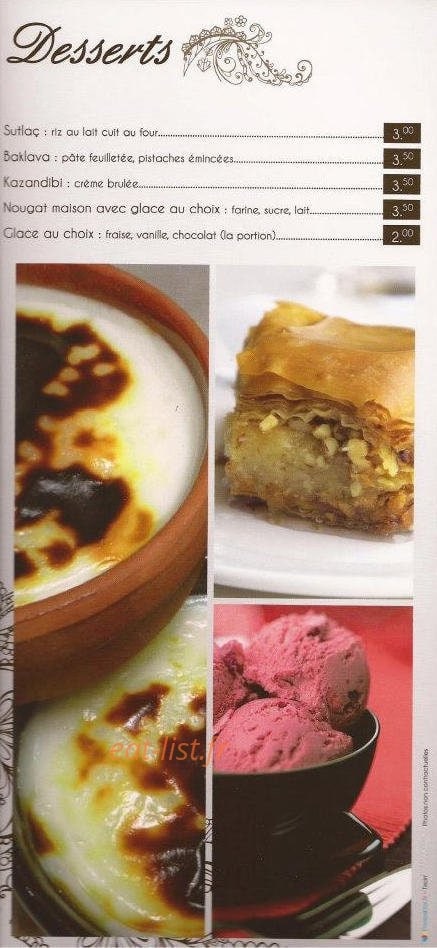 Restaurant L'Eden — carte page 6