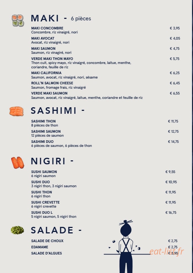 Sushi Daily — carte page 2